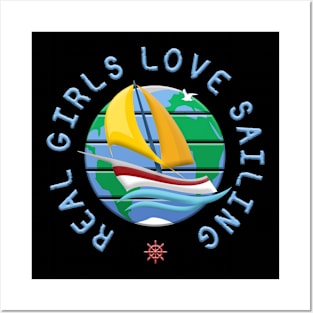 Real Girls Love Sailing Posters and Art